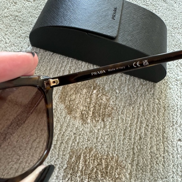 Prada Tortoise Shell Cat Eye Sunglasses - Picture 3 of 6
